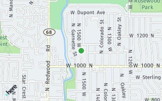 Map of 1078 N 1500 W, Salt Lake City, UT 84116, USA