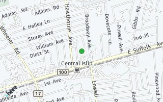 Map of 38 Lurcott Lane, Central Islip, NY 11722, USA