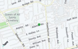 Map of 61 Adams Rd, 1E, Central Islip, NY 11722, USA