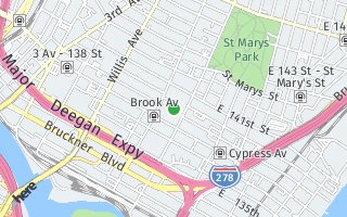 Map of 537 E 139th Street, Bronx, NY 10454, USA