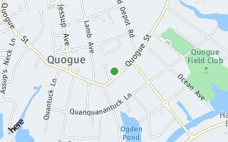 Map of 70 Quogue Street, Quogue, NY 11959, USA