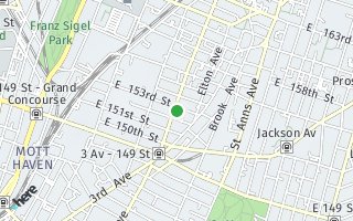 Map of 650 Melrose Avenue, Bronx, NY 10455, USA