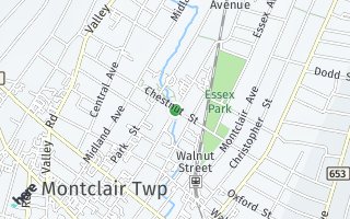 Map of Chestnut Street, Montclair, NJ 07042, USA