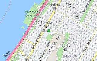Map of 35 Hamilton Place, New York, NY 10031, USA