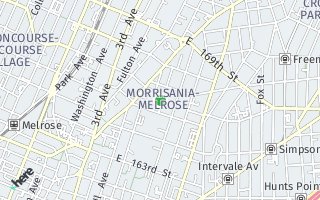 Map of 1117 Forest Ave, Bronx, NY 10456, USA