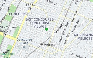 Map of 1065 Teller Avenue, Bronx, NY 10456, USA