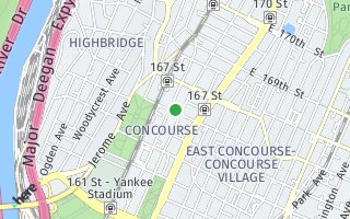Map of 87 McClellan Street, Bronx, NY 10452, USA