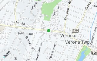 Map of 840 Bloomfield Ave, Verona, NJ 07044, USA