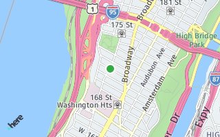 Map of Fort Washington Ave. and W 171st St., New York, NY 10032, USA