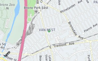 Map of Bronx, Bronx, NY, USA