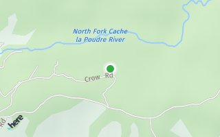 Map of 1266  Crow Rd., Red Feather Lakes, CO 80545, USA