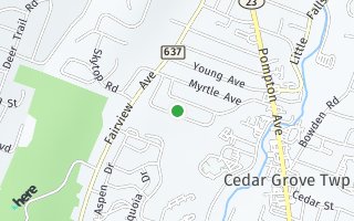 Map of 66 Winding Way, Cedar Grove, NJ 07009, USA