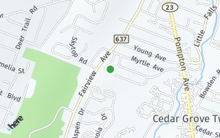 Map of 120 Winding Way, Cedar Grove, NJ 07009, USA