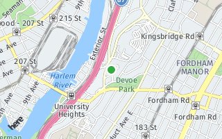 Map of 100 Fordham Hill Oval 3B, Bronx, NY 10468, USA