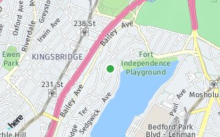 Map of 3451 Giles Place, Bronx, NY 10463, USA