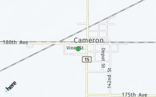 Map of 258 Pearl Street, Cameron, IL 61423, USA