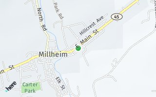 Map of 157 Main Street E, Millheim, PA 16854, USA