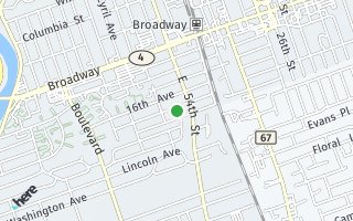 Map of 106 17th Ave, Elmwood Park, NJ 07407, USA
