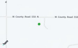 Map of 6401 West 550 North, Rensselaer, IN 47978, USA