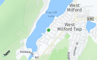 Map of 45 Pinecliff Lake Drive, West Milford, NJ 07480, USA