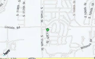 Map of 10613 S. 113th Street, Papillion, NE 68046, USA