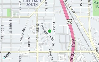 Map of 2205 Olive St, BELLEVUE, NE 68147, USA