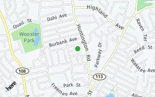 Map of 90 Mapledale Ave, Stratford, CT 06614, USA