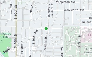 Map of 8417 Cedar Street, Omaha, NE 68124, USA