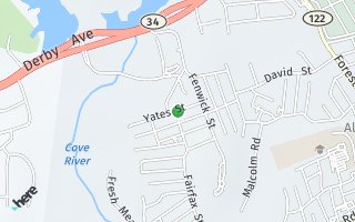 Map of 50 Yates Street, West Haven, CT 06516, USA