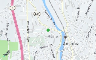 Map of 8 Arch Street, Ansonia, CT 06401, USA