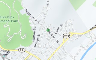 Map of 65 Hamilton St, Port Jervis, NY 12771, USA