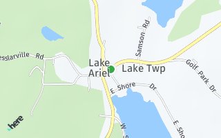 Map of 3688 Hidden Lake Drive, The Hideout  Lake Ariel, PA 18436, USA