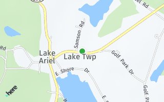 Map of 1453 Lake Ariel Highway, Lake Ariel, PA 18436, USA