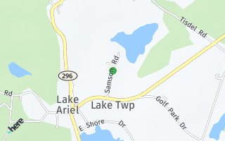 Map of 134 Samson Road, Lake Ariel, PA 18436, USA