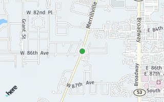 Map of 8643 Fillmore Place, Merrillville, IN 46410, USA