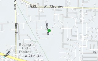 Map of 7607 Dove Drive, Schererville, IN 46375, USA