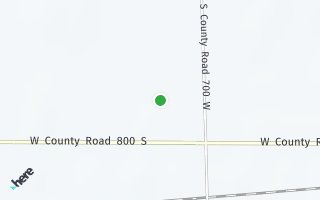 Map of 7862 South 700 West, Union Mills, IN 46382, USA