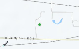 Map of 7487 Madura Road, Union Mills, IN 46382, USA