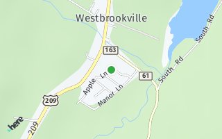 Map of 12 Apple Lane, Westbrookville, NY 12785, USA