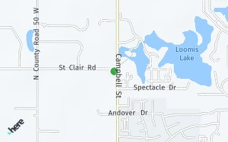 Map of 451 St. Clair Road, Valparaiso, IN 46385, USA