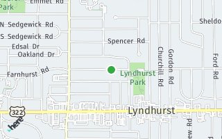 Map of 5210 E. Farnhurst, Lyndhurst, OH 44124, USA