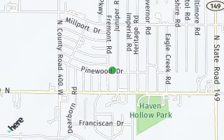 Map of 367 Pinewood Drive, Valparaiso, IN 46385, USA