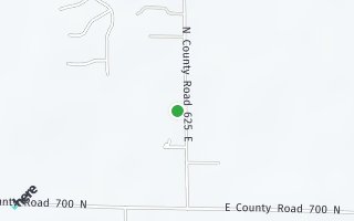 Map of 736  North 625 east, Westville, IN 46391, USA