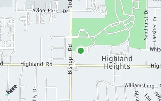 Map of 5630 N Greenway Ct B, Highland Heights, OH 44143, USA
