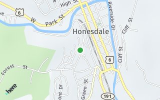 Map of 318 Ridge Street, Honesdale, PA 18431, USA