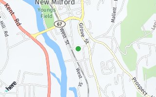 Map of 19 Mill Street, New Milford, CT 06776, USA