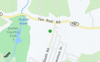Map of Reuben Brown Lane Neighborhood, Exeter, RI 02822, USA