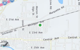 Map of 2174 Warrick St., Lake Station, IN 46405, USA