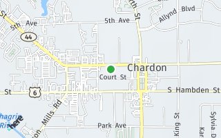 Map of 141 Center St, Chardon, OH 44024, USA