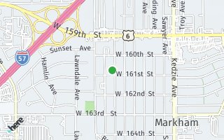 Map of 16040 SAINT LOUIS AVE, Markham, IL 60428, USA